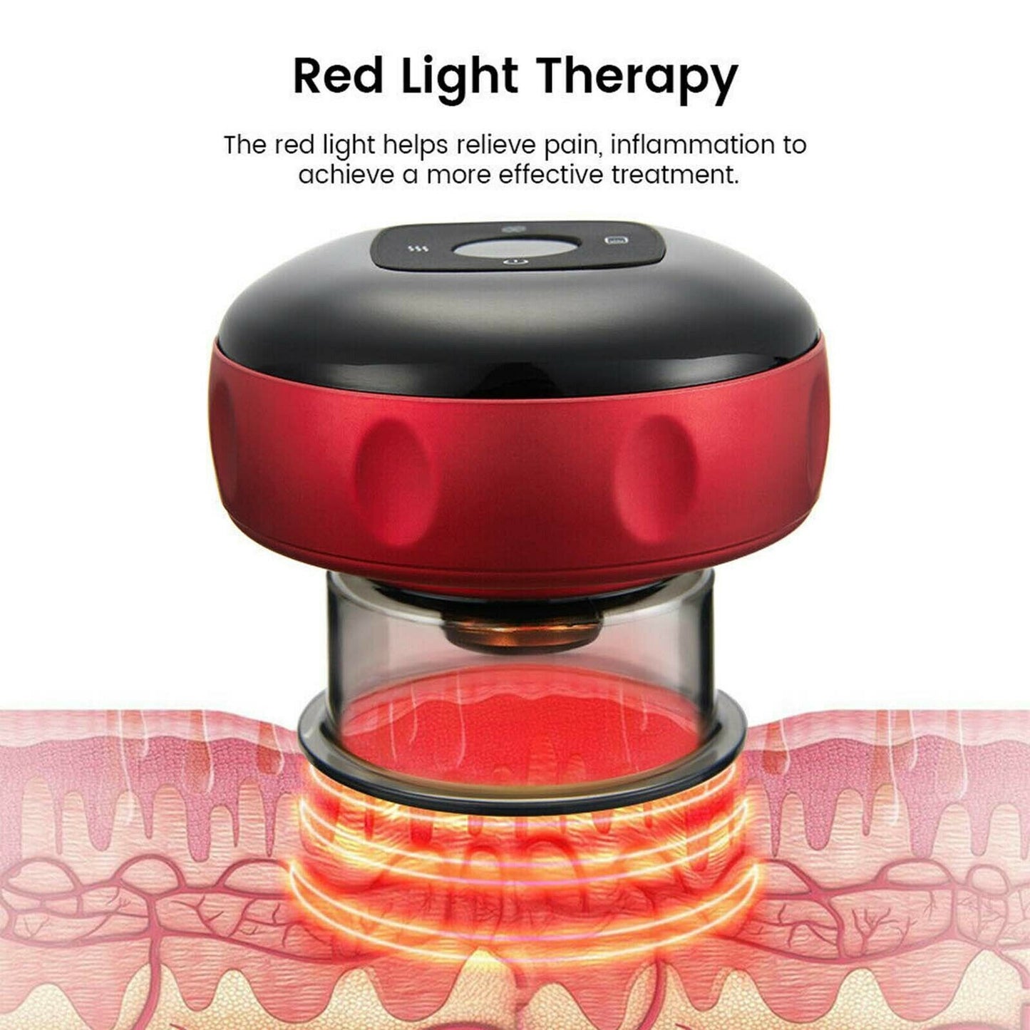 6 Level Massage RelaxaCup (RED)